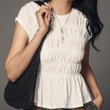 Rita DiCaprio Ruffle Top