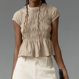 Rita DiCaprio Ruffle Top