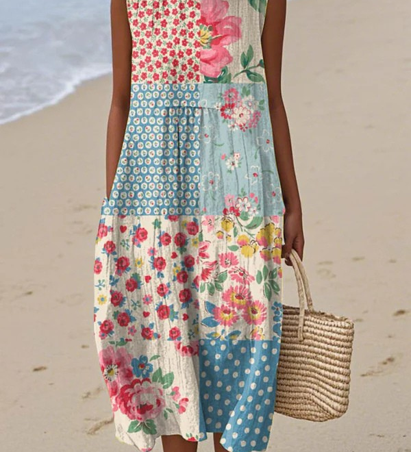Šaty Midi Patchwork Anna™