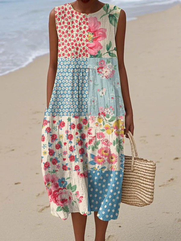 Šaty Midi Patchwork Anna™