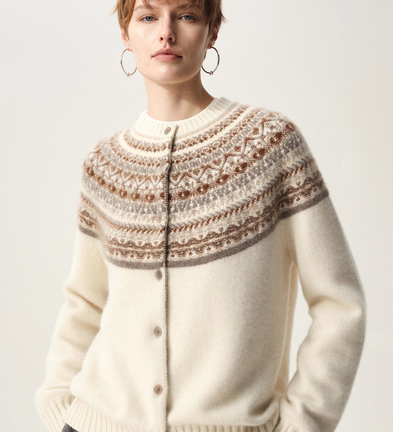 Sigrid Fair Isle kardigan