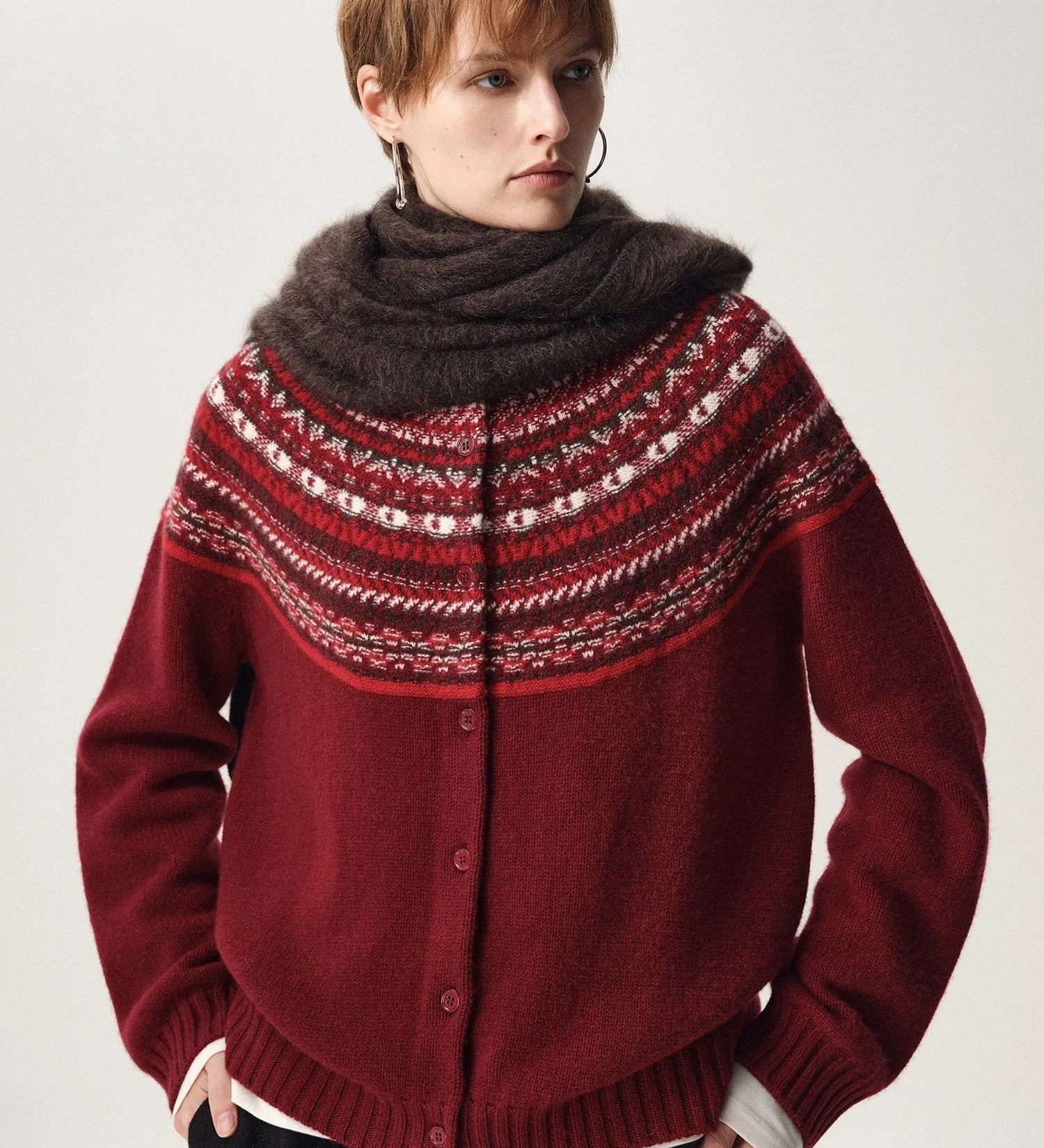 Sigrid Fair Isle kardigan