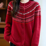 Sigrid Fair Isle kardigan