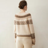 Svetr z kašmíru Fair Isle