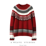 Svetr z kašmíru Fair Isle