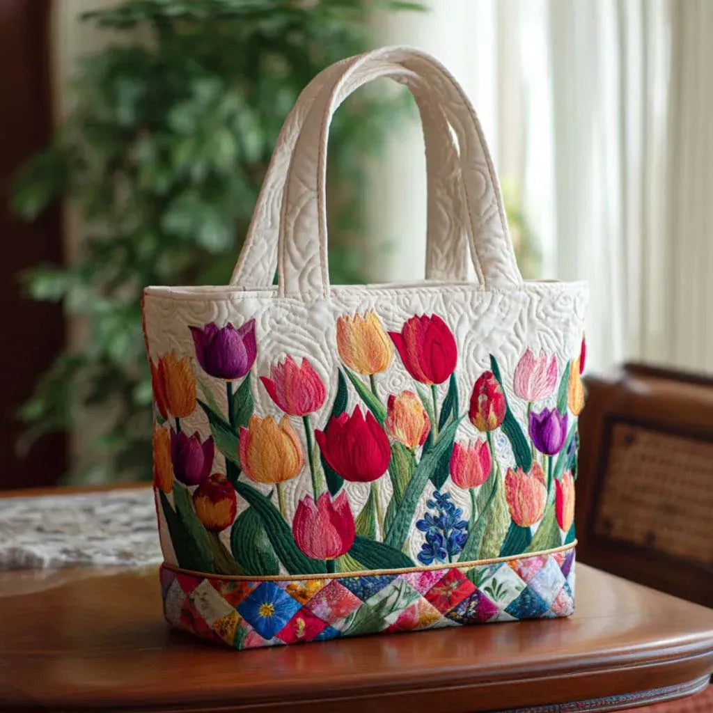 Tulipány | Taška z Oxfordské tkaniny