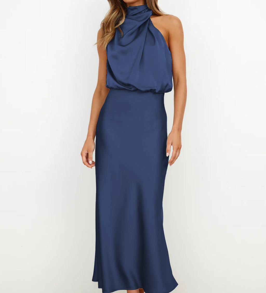 Tyra | Elegantní večerní šaty s halter výstřihem