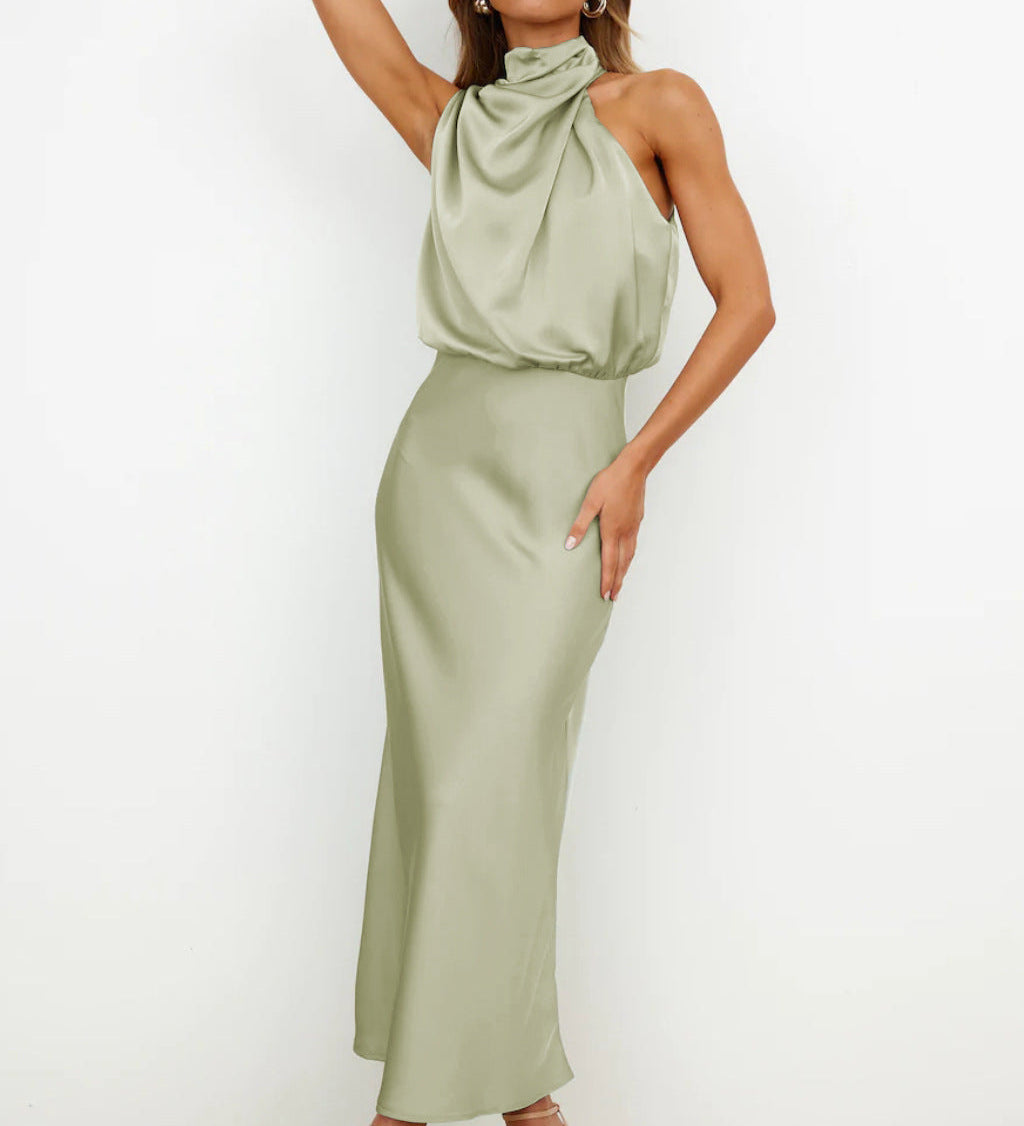 Tyra | Elegantní večerní šaty s halter výstřihem