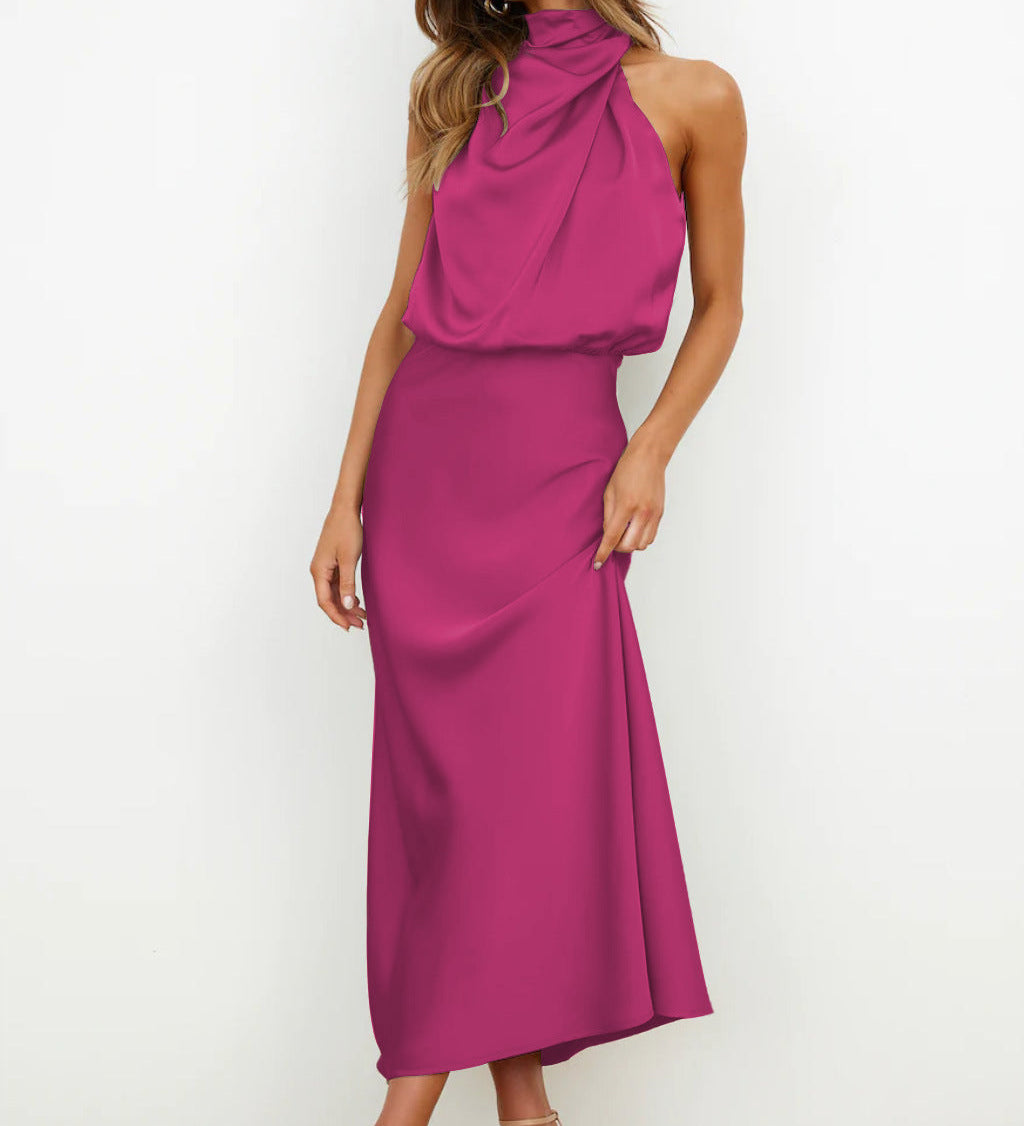 Tyra | Elegantní večerní šaty s halter výstřihem