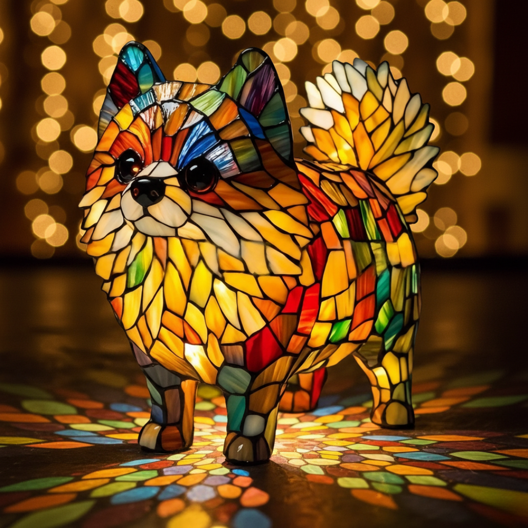 Vibrantní Pomeranian