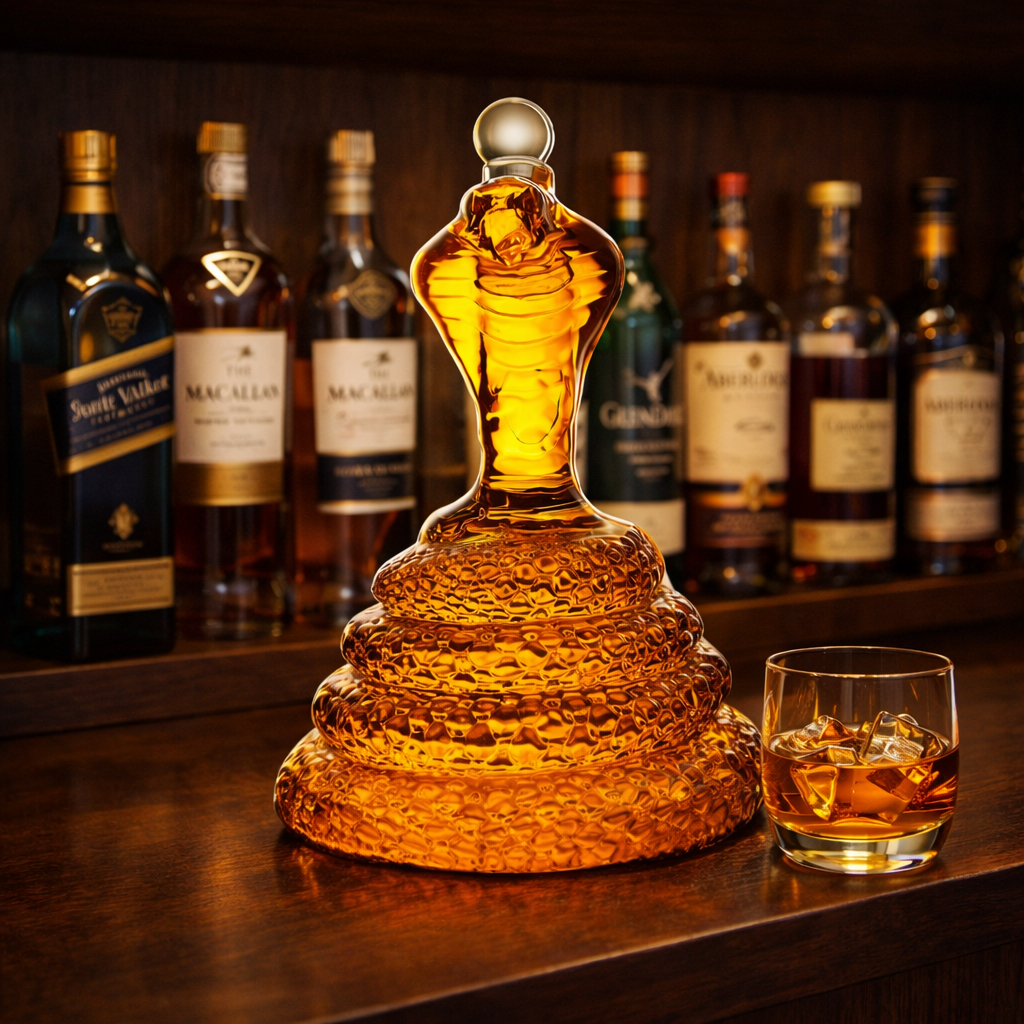 Whiskey láhev - Cobra edice