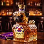 Whiskey láhev - Edice Francouzský buldoček
