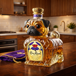 Whiskey láhev - Edice Francouzský buldoček