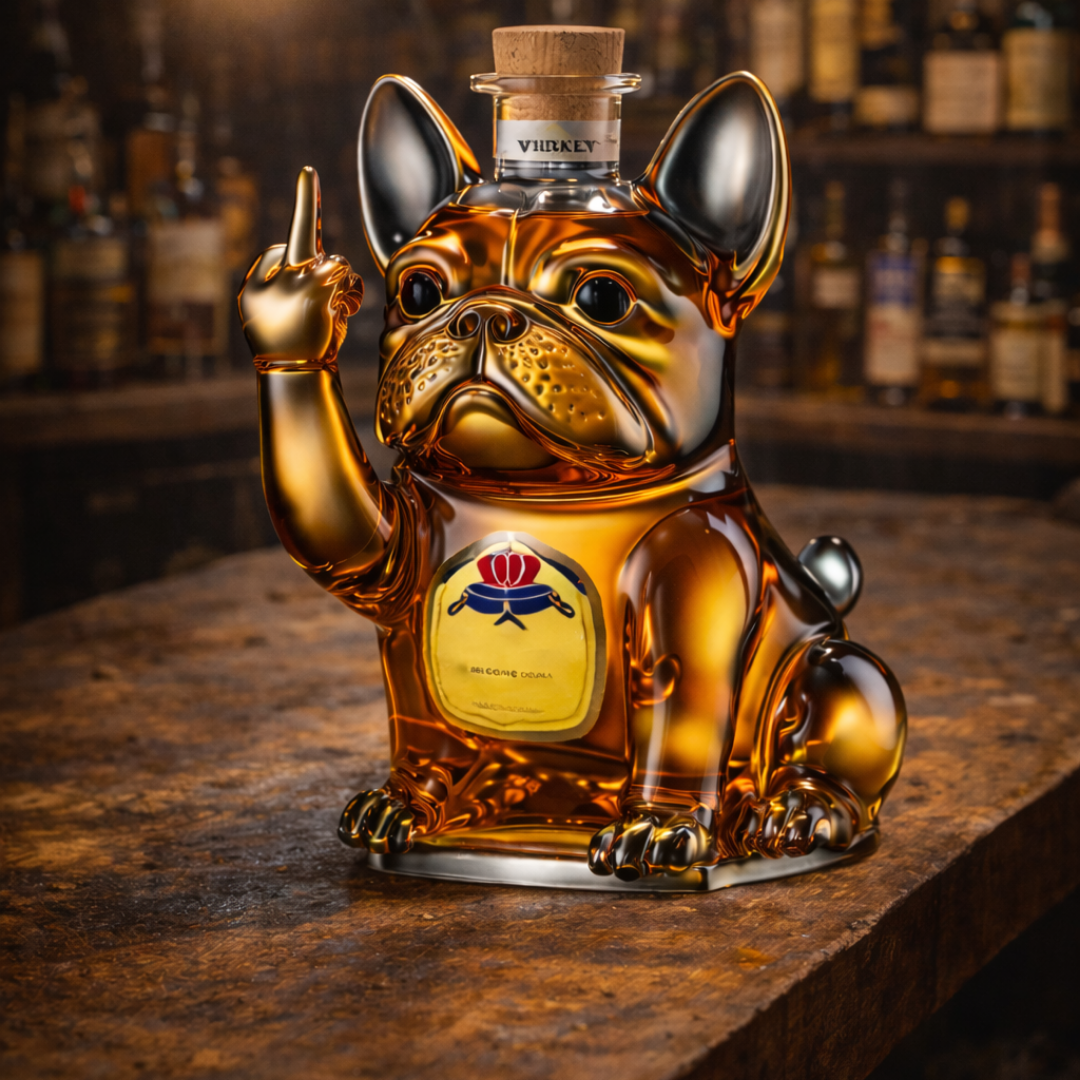 Whiskey láhev - Psí edice