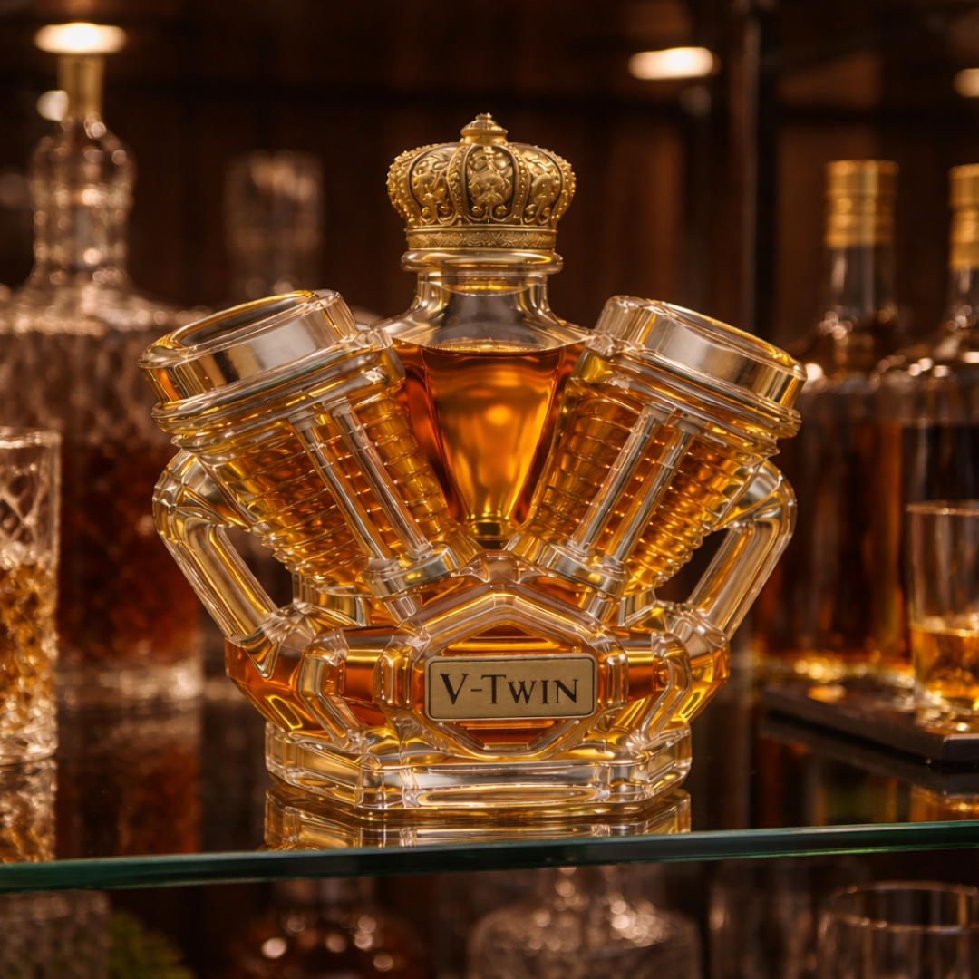 Whiskey láhve - V8 edice